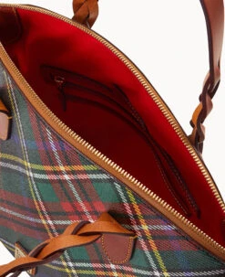 Windsor Celeste Satchel Charcoal -Dooney & Bourke B1299G 3WCOPATN ALT2