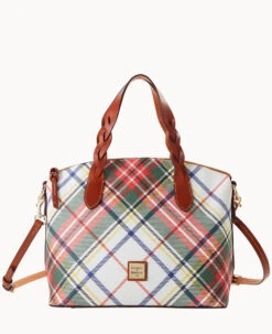 Windsor Celeste Satchel Charcoal -Dooney & Bourke B1299G 3WWHPATN