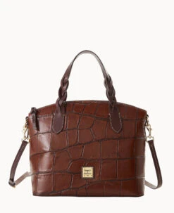 Denison Celeste Satchel Espresso 21 Denison Celeste Satchel Espresso -Dooney & Bourke B1299G 8DCGPABM