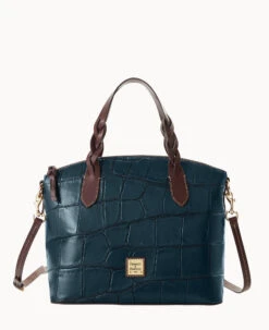 Denison Celeste Satchel Espresso 24 Denison Celeste Satchel Espresso -Dooney & Bourke B1299G 8DXFPABM