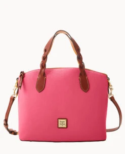 Pebble Grain Celeste Satchel Black 36 Pebble Grain Celeste Satchel Black -Dooney & Bourke B1299G AWHPPATN