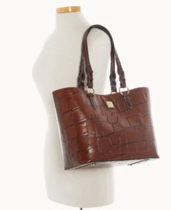 Denison Tammy Tote Cognac 16 Denison Tammy Tote Cognac -Dooney & Bourke B1312G 8DCGPABM ALT4