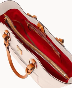 Wexford Leather Tammy Tote Oyster -Dooney & Bourke B1312G JKOYPANA ALT2