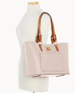Wexford Leather Tammy Tote Oyster -Dooney & Bourke B1312G JKOYPANA ALT4 1