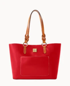 Wexford Leather Tammy Tote Oyster -Dooney & Bourke B1312G JKRDPANA