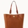 Ostrich Tammy Tote Caramel