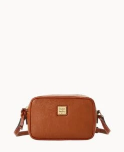 Pebble Grain Camera Crossbody Caramel -Dooney & Bourke B1318G AWCAPATN 1