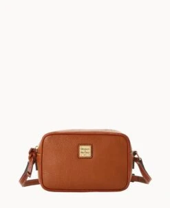 Pebble Grain Camera Crossbody Caramel -Dooney & Bourke B1318G AWCAPATN 2