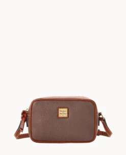 Pebble Grain Camera Crossbody Caramel -Dooney & Bourke B1318G AWELPATN