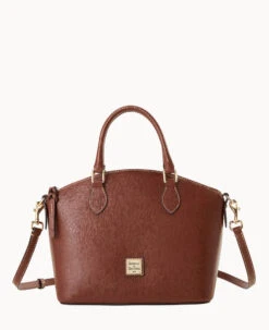 Saffiano Geena Satchel Amber