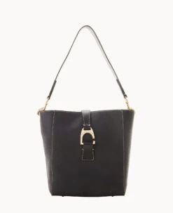 Pebble Grain Brynn Black -Dooney & Bourke B1354G AWBLPABL
