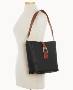 Pebble Grain Brynn Black -Dooney & Bourke B1354G AWBLPATN ALT4 1