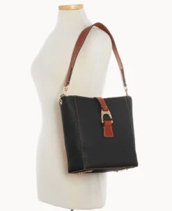 Pebble Grain Brynn Black -Dooney & Bourke B1354G AWBLPATN ALT4