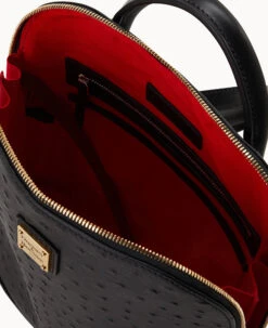 Ostrich Pod Backpack Black 18 Ostrich Pod Backpack Black -Dooney & Bourke B1456G OTBLPABL0001 ALT2