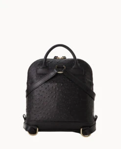 Ostrich Pod Backpack Black 19 Ostrich Pod Backpack Black -Dooney & Bourke B1456G OTBLPABL0001 ALT3