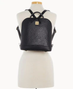 Ostrich Pod Backpack Black 20 Ostrich Pod Backpack Black -Dooney & Bourke B1456G OTBLPABL0001 ALT4