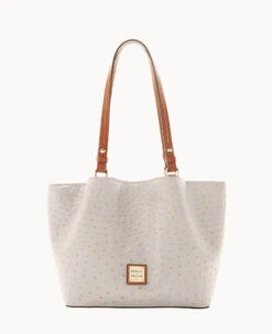 Ostrich Small Flynn Black 33 Ostrich Small Flynn Black -Dooney & Bourke B1459G OTBOPAKR