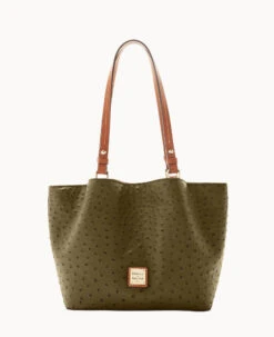 Ostrich Small Flynn Black 38 Ostrich Small Flynn Black -Dooney & Bourke B1459G OTOLPAKR