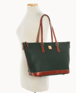 Pebble Grain Tote Forest -Dooney & Bourke B1521G AWFSPATN ALT4