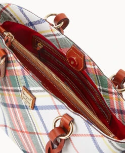 Windsor Small Nelly Tote White 13 Windsor Small Nelly Tote White -Dooney & Bourke B1559G 3WWHPATN ALT2