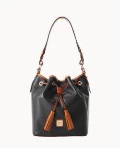 Wexford Leather Tasha Drawstring Black -Dooney & Bourke B1596G JKBLPANA 1