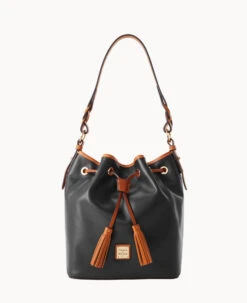Wexford Leather Tasha Drawstring Black -Dooney & Bourke B1596G JKBLPANA 2