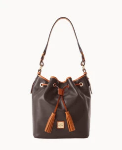 Wexford Leather Tasha Drawstring Black -Dooney & Bourke B1596G JKEEPANA