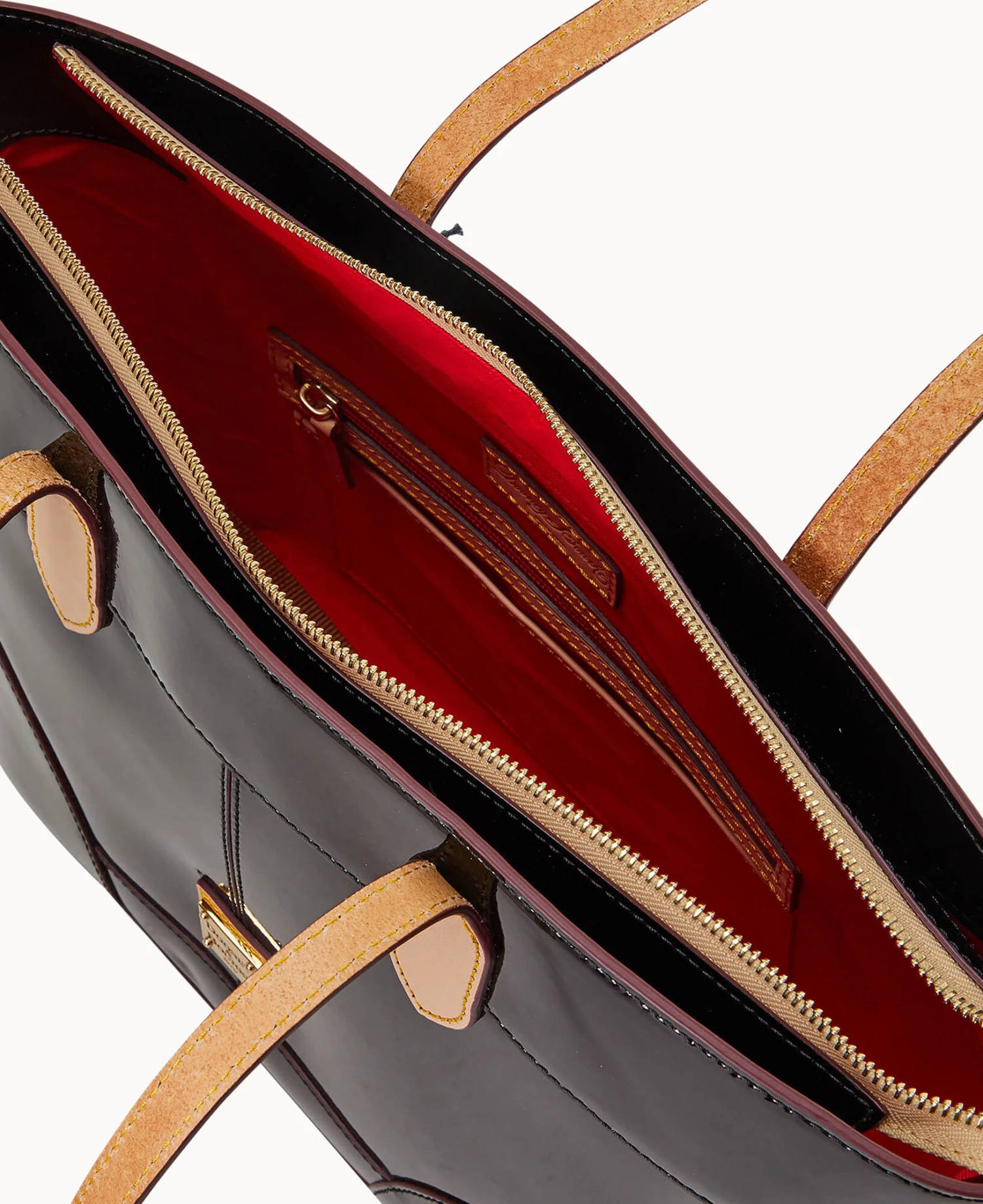 Patent Tote Black 3 Patent Tote Black - Image 3