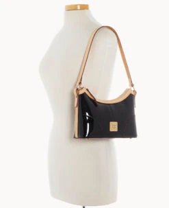 Patent Baguette Black 19 Patent Baguette Black -Dooney & Bourke B1608G PTBLSVNA ALT4