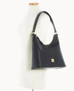 Saffiano Hobo Black -Dooney & Bourke B1613G SIBLSIBL ALT4 1