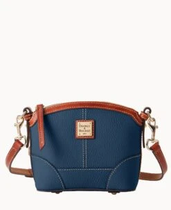 Pebble Grain Mini Domed Crossbody Black -Dooney & Bourke B1615G P1JEPATN