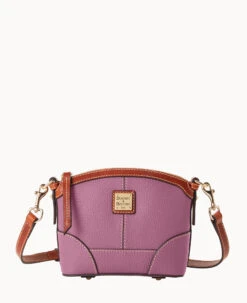 Pebble Grain Mini Domed Crossbody Black -Dooney & Bourke B1615G P1K8PATN