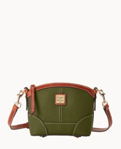 Pebble Grain Mini Domed Crossbody Black -Dooney & Bourke B1615G P1OLPATN