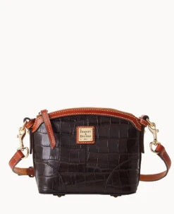 Landon Mini Domed Crossbody Black -Dooney & Bourke B1615G RIEEPATN