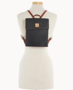Pebble Grain Backpack Black -Dooney & Bourke B1618G AWBLPATN ALT4 1