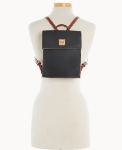 Pebble Grain Backpack Black -Dooney & Bourke B1618G AWBLPATN ALT4
