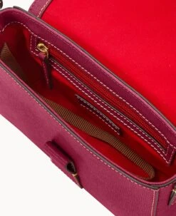 Saffiano Kyra Crossbody Cranberry 26 Saffiano Kyra Crossbody Cranberry -Dooney & Bourke B1662G SICBSICB ALT2 1