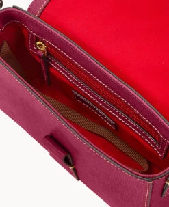 Saffiano Kyra Crossbody Cranberry 22 Saffiano Kyra Crossbody Cranberry -Dooney & Bourke B1662G SICBSICB ALT2