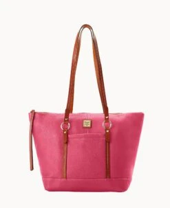 Pebble Grain Tilly Tote Hot Pink -Dooney & Bourke B1665G AWHPPATN 1