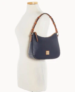 Wexford Leather Small Kiley Hobo Midnight Blue -Dooney & Bourke B1690G JKMDPANA ALT4