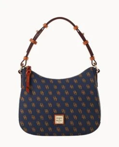 Gretta Small Kiley Hobo Navy 19 Gretta Small Kiley Hobo Navy -Dooney & Bourke B1690G NGNVPATN 1