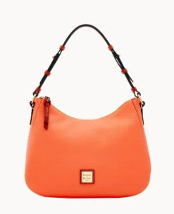 Pebble Grain Kiley Hobo Black Black 33 Pebble Grain Kiley Hobo Black Black -Dooney & Bourke B1691G AWCRPATN