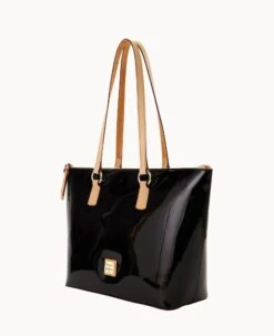 Patent Wren Tote Black 22 Patent Wren Tote Black -Dooney & Bourke B1694G PTBLSVNA ALT1 1