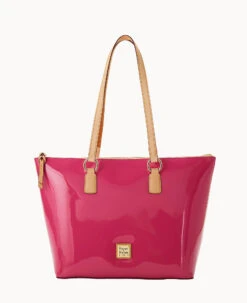 Patent Wren Tote Black 27 Patent Wren Tote Black -Dooney & Bourke B1694G PTFHSVNA