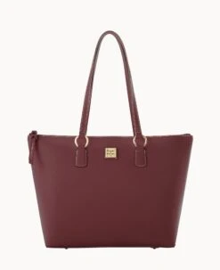 Saffiano Wren Zip Top Marine -Dooney & Bourke B1694G SIBXSIBX