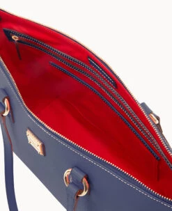 Saffiano Wren Zip Top Marine -Dooney & Bourke B1694G SIMRSIMR ALT2