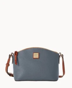Pebble Grain Suki Crossbody Midnight Blue 33 Pebble Grain Suki Crossbody Midnight Blue -Dooney & Bourke B1696G AWSLPATN