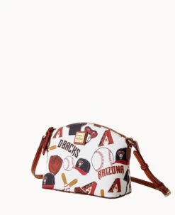 MLB Diamondbacks Suki Crossbody DIAMONDBACKS -Dooney & Bourke B1696G QUMWPATNDBAK ALT1 1