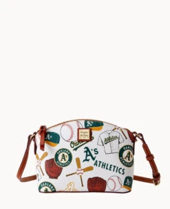 MLB Athletics Suki Crossbody ATHLETICS 21 MLB Athletics Suki Crossbody ATHLETICS -Dooney & Bourke B1696G QUMWPATNOAKA 2