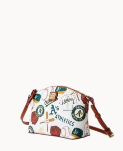 MLB Athletics Suki Crossbody ATHLETICS 17 MLB Athletics Suki Crossbody ATHLETICS -Dooney & Bourke B1696G QUMWPATNOAKA ALT1 1